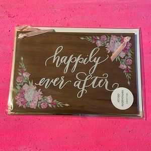 Hallmark Signature & Laura Hooper Calligraphy-wedding card